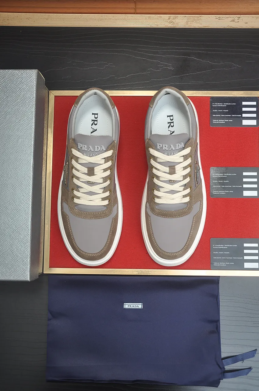 Men's shoes 💰580💶【PRADA】Top original, new season, high quality original goods, top imported calfskin with original imported glue, imported cowhide inside with original cowhide feet, original outsole! Quality guaranteed! Code 38-45 (45 customized)